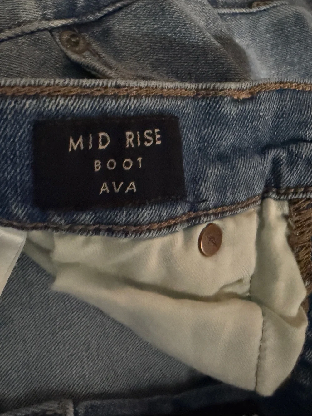 Lucky Brand Ava Mid Rise Boot jeans